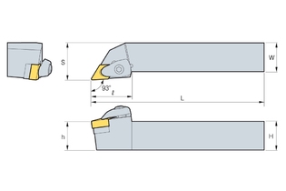 Державка Korloy DDJNR/L 3232-P15