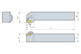 Державка Korloy CTGPR/L 1212-F11