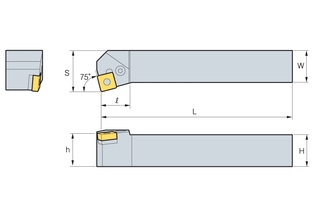 Державка Korloy PSKNR/L 3232-P12N