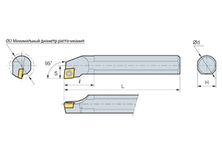 Державка Korloy A20Q-SCLPR/L-09