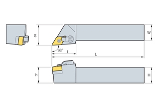 Державка Korloy MDJNR/L 3232-P15