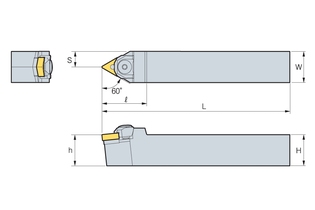 Державка Korloy WTENN 3232-P22
