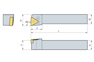 Державка Korloy PTFNR/L 4040-S27