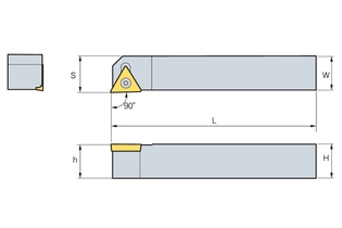 Державка Korloy STACR/L 1212-F11