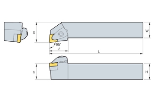 Державка Korloy DCLNR/L 2525-M12