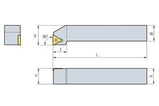 Державка Korloy STFCR/L 1212-F11