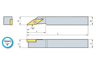 Державка Korloy SVJCR/L1616-Х11А