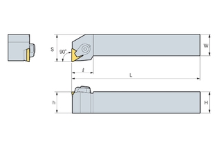 Державка Korloy CTFPR/L 2525-M16