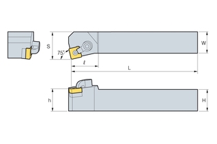 Державка Korloy MSKNR/L 2525-M15