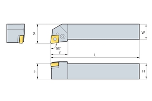 Державка Korloy PCLNR/L 4040-S19