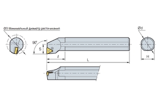 Державка Korloy S40T-PTFNR/L-16