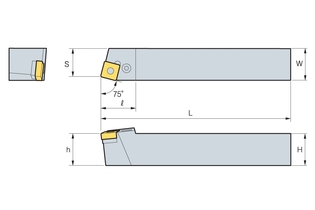 Державка Korloy PSBNR/L 4040-S19