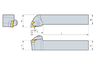 Державка Korloy DWLNR/L 2020-K08