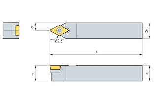 Державка Korloy SDNCN 1212-H11