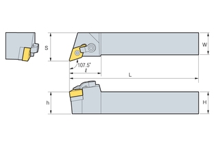 Державка Korloy MDQNR/L 2525-M15-3