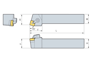 Державка Korloy MSRNR/L 2525-M15