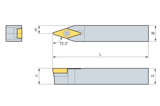 Державка Korloy SVVBN 3225-P16