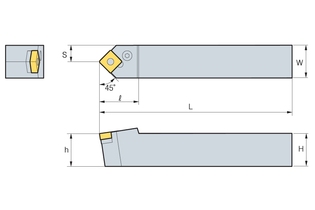 Державка Korloy PSDNN 3232-P12