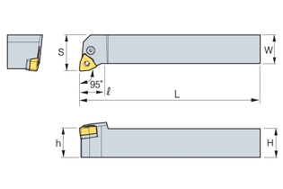 Державка Korloy PWLNR/L 1616-H06N