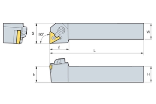 Державка Korloy MTFNR/L 2525-M16
