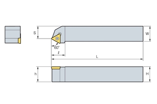 Державка Korloy STTCR/L 1616-H16