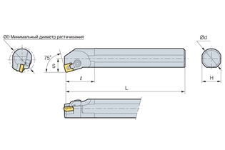 Державка Korloy S32S-MSKNR/L-12