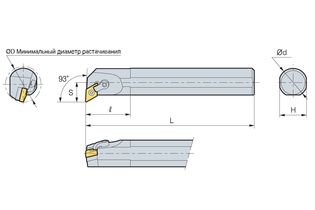 Державка Korloy A32S-MDUNR/L-15-3
