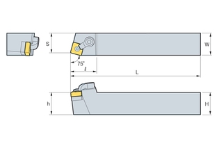 Державка Korloy MSBNR/L 2020-K12