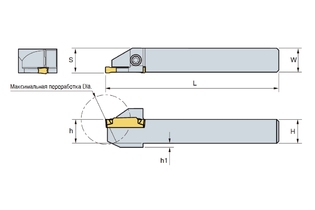 Державка Korloy KGEHR/L1414-2-D25A