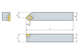 Державка Korloy SSSCR/L 2020-K12