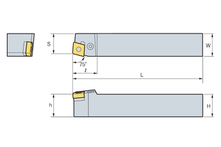 Державка Korloy PCBNR/L 3225-P12N