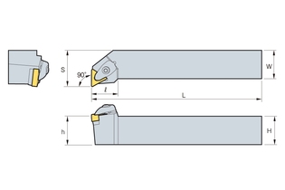 Державка Korloy DTFNR/L 3232-P22