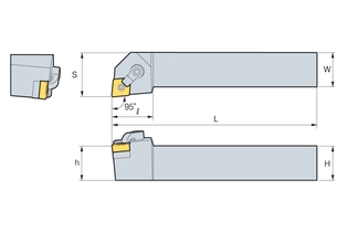 Державка Korloy MCLNR/L 3225-P12