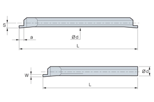 Резец Korloy c одной режущей кромкой MGFR 0600-2.0-1