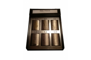 Образец шероховатости поверхности (сравнения) ОШС-Т Rz 10...160 ГОСТ 9378-93 - чугун
