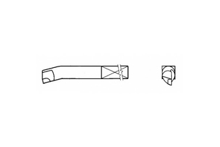 Резец расточной с пластиной из твёрдого сплава для сквозных отверстий Тип 1 2140-0099 Т15К6
