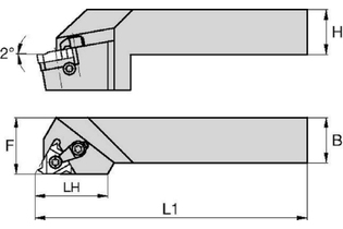 Державка LSS-DH 1137036 LSSRDH2525M22Q LSSRDH2525M22Q