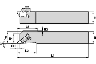 Державка NAS 1095577 NASL102B NASL102B