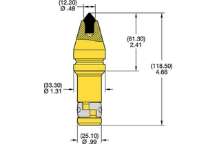 Standard Body Tool 25 • C31HD 1010787 C31HD X C31HD X kennametal