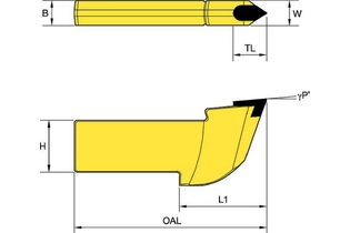 Хвостовик 27 мм (0.51 x 1.05) 1011181 U7L/CU7L U7L/CU7L kennametal