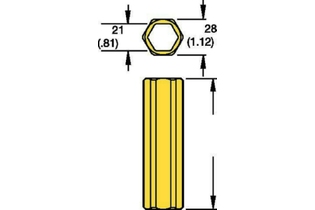C-Tubing (1-1/8 Hex Drill Systems) 1011517 C048C TUBING C048C TUBING kennametal