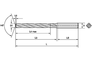 B052A • ~5 x D 4149366 B052A16271CPG B052A16271CPG kennametal
