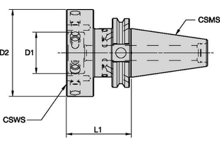 SIF-CV40 Форма B/AD 3738505 CV40BSIF80248 CV40BSIF80248 kennametal