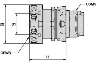 SIF-HSK63 Форма A 3738508 HSK63ASIF70066M HSK63ASIF70066M kennametal