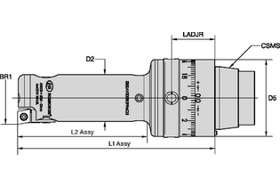 Развертки Romicron™ AVS с хвостовиком KR 5124818 KR32AVS2B115MCLB KR32AVS2B115MCLB kennametal