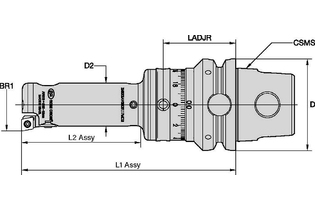 Развертки Romicron™ AVS с хвостовиком KM 5124803 KM40TSAVS1B112MCLB KM40TSAVS1B112MCLB kennametal
