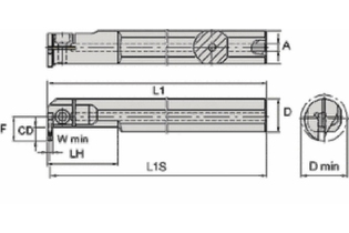 A-A4E • Inch 1953349 A20SA4EMR0516N A20SA4EMR0516N kennametal